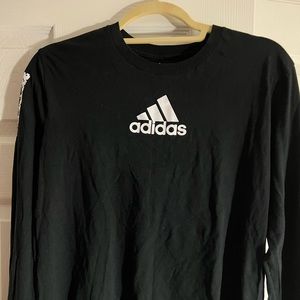 Boy’s Black Long Sleeve Adidas Shirt